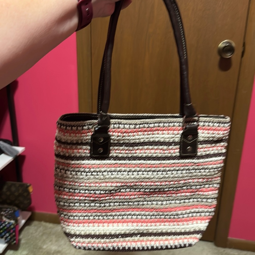 Woven Shoulder Bag